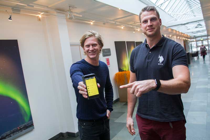 Adam Josefsson och CEO Steffen Nerdal