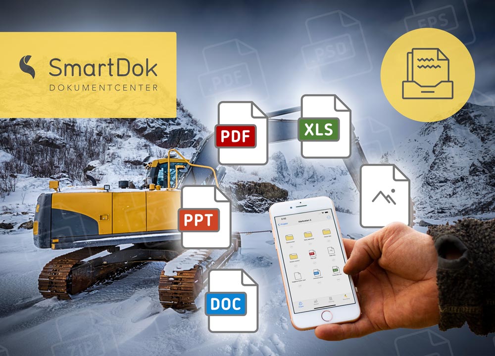 SmartDok Dokumentcenter är en app som förenklar dokumentdelning i ditt företag. Systemet är enkelt så att du och dina kollegor effektivt kan dela dokument.