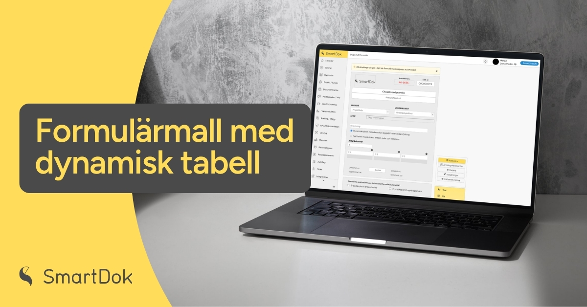 Featurefoto Wordpress formulärmallar och dynamiska tabeller
