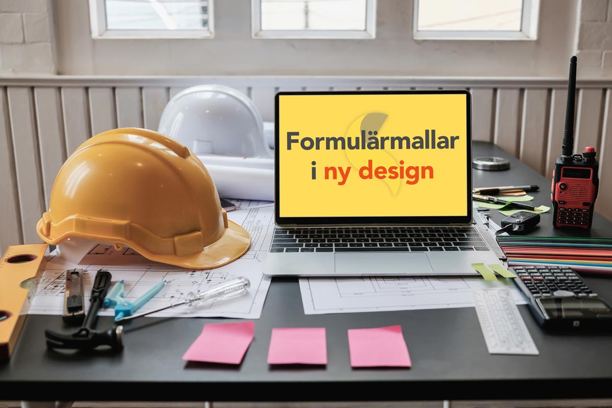 Snart lanseras formulärmallssidan i ny design och med flera nya funktioner