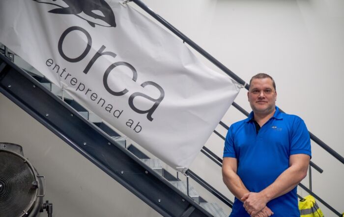 Kundbesök hos Orca Entreprenad