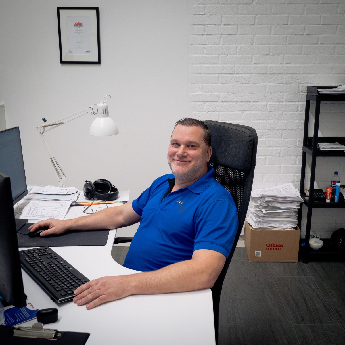 Erik på Orca entreprenad Erik på Orca entreprenad