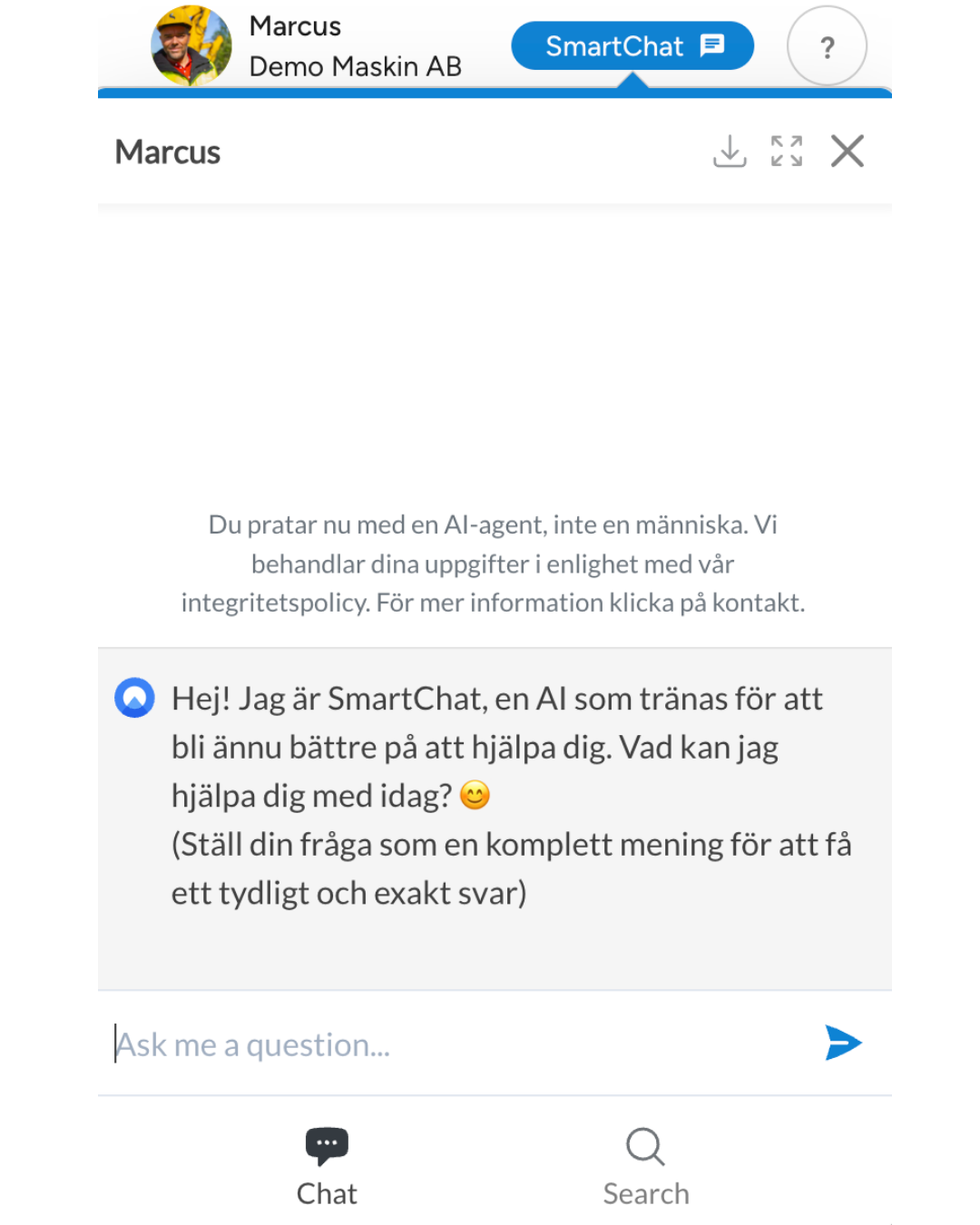 Bild på SmartDoks SmartChat