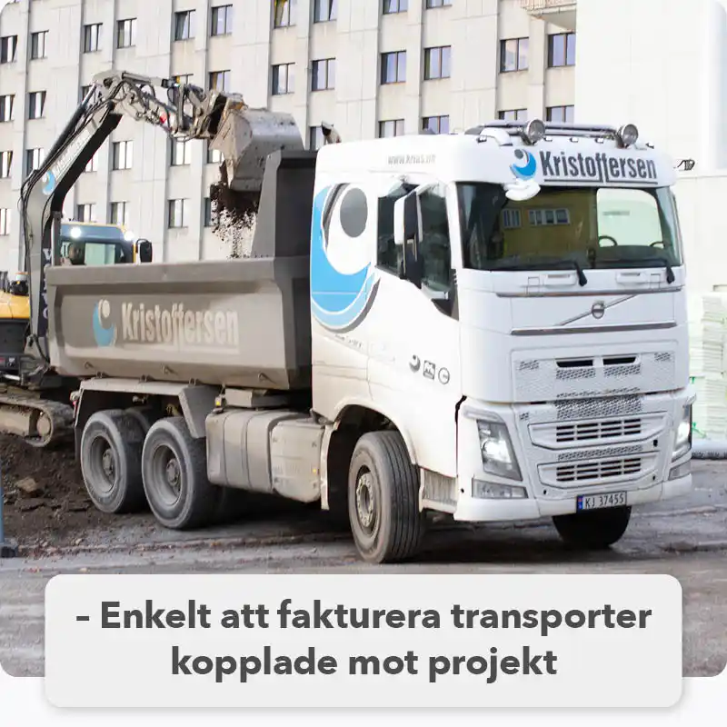 Effektiv hantering av utrustning- och materialtransport