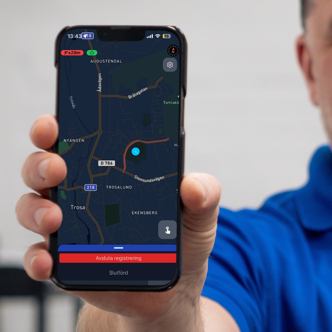 Egen app för snöröjning