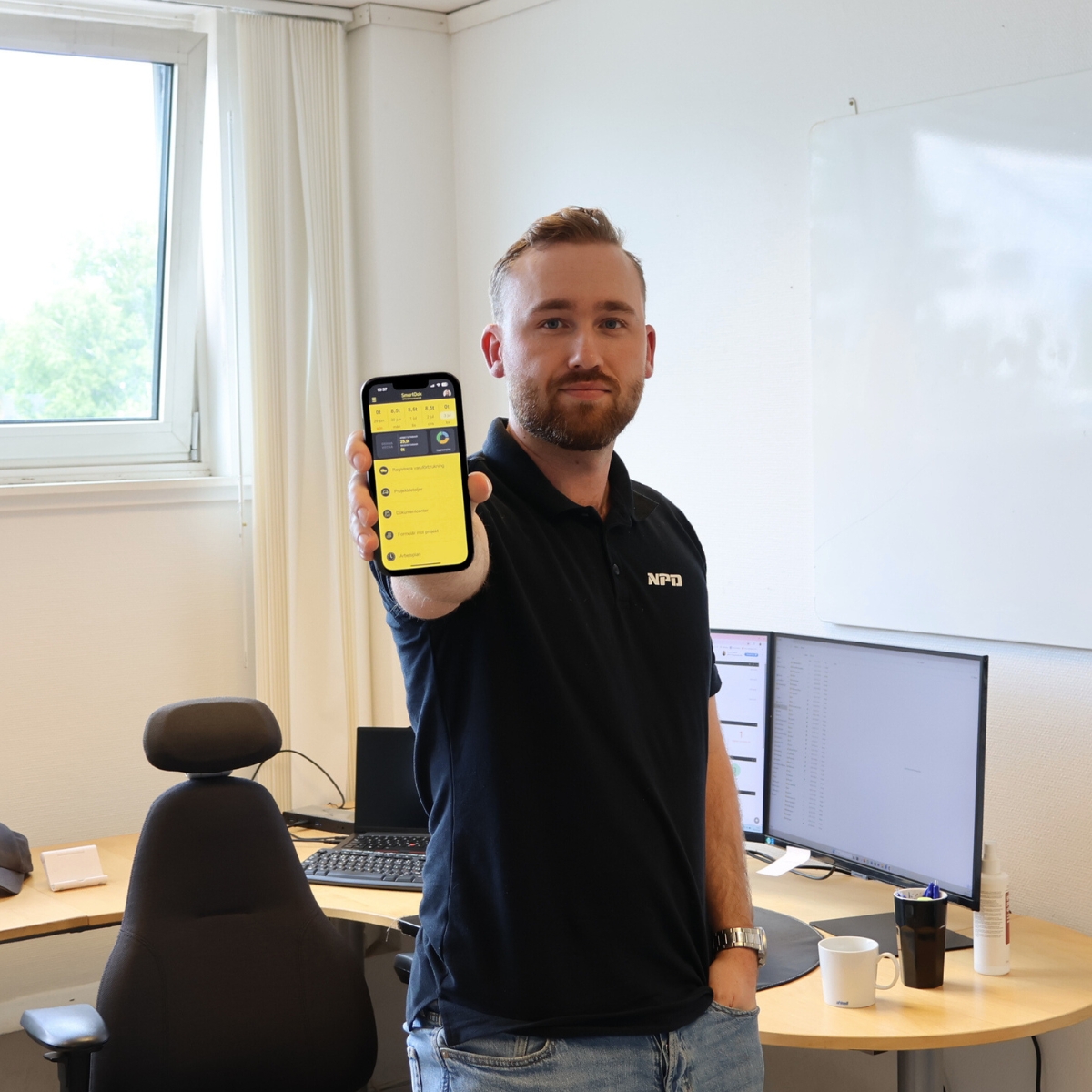 Anton och SmartDok-appen