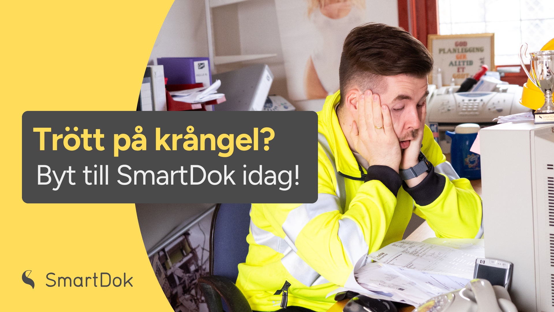Trött på krångel, byt till SmartDok idag som ditt projektverktyg