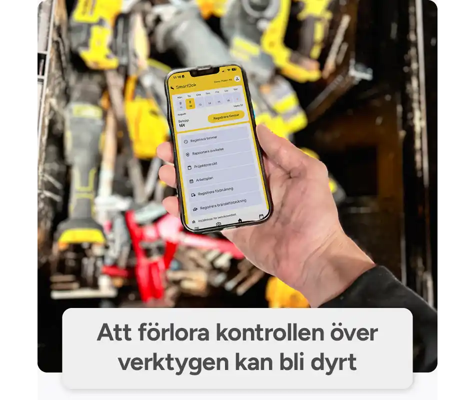 Att förlora kontrollen över verktygen kan bli dyrt