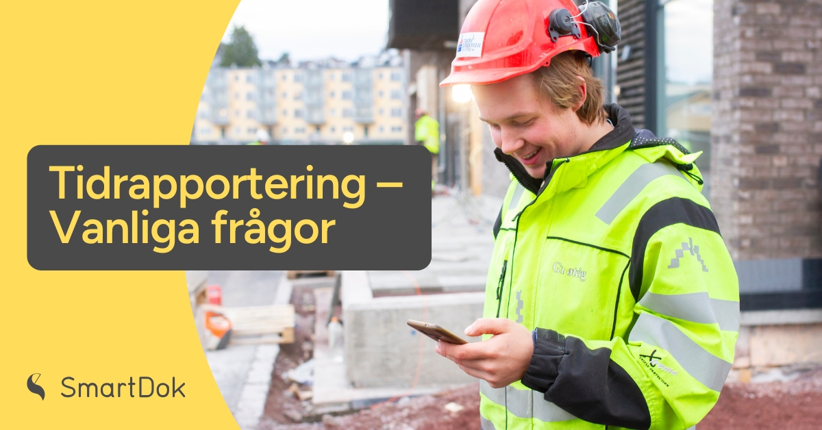 Featurefoto av vanliga frågor för tidrapportering