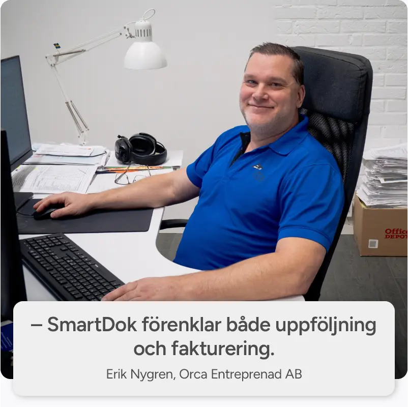 Orca Entreprenad och SmartDok Orca Entreprenad och SmartDok