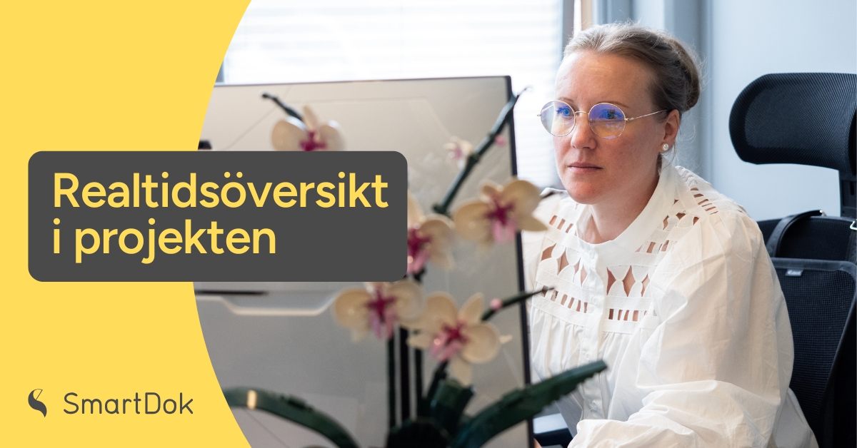 Realtidsöversikt i projekten