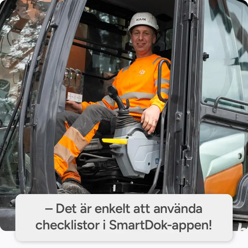 checklistor Förebyggande maskinunderhåll med digital maskinpärm