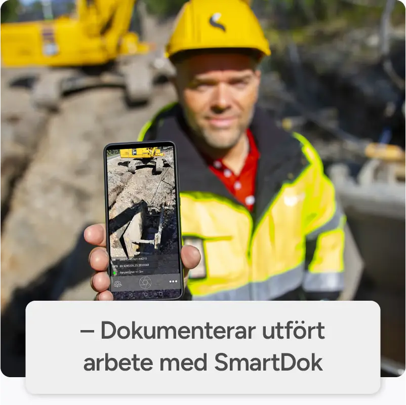 Dokumenter utfört arbete med SmartDok