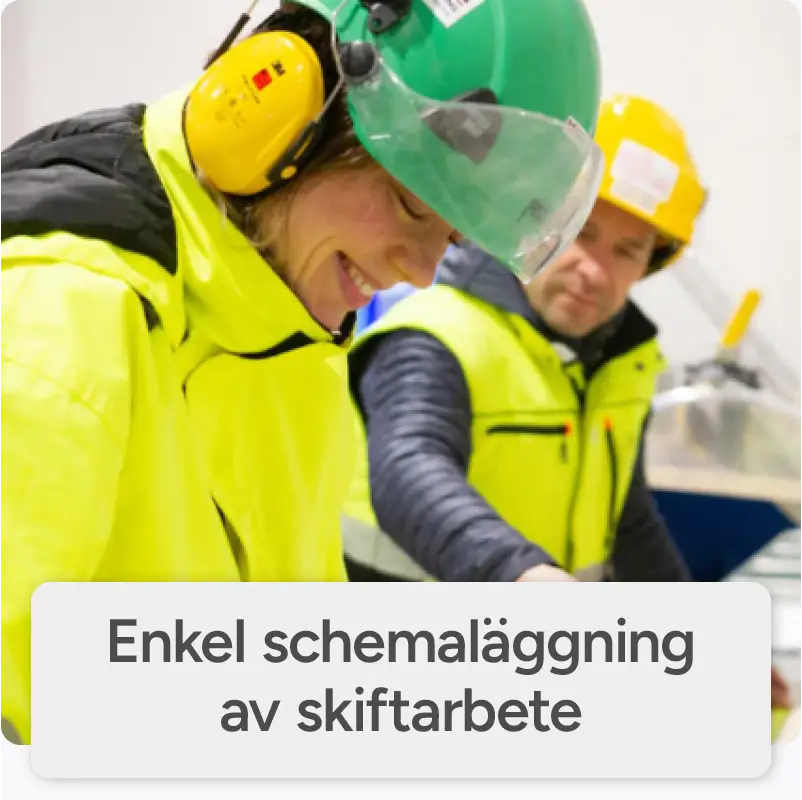 Planera resurserna snabbt och smidigt