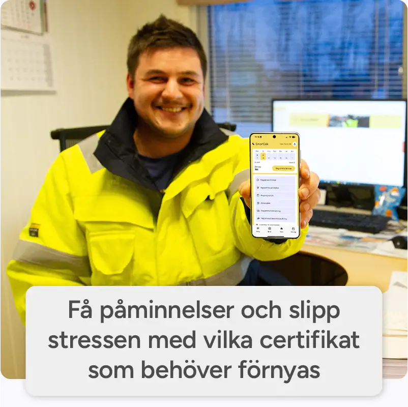 Kompetensöversikten följer alltid med