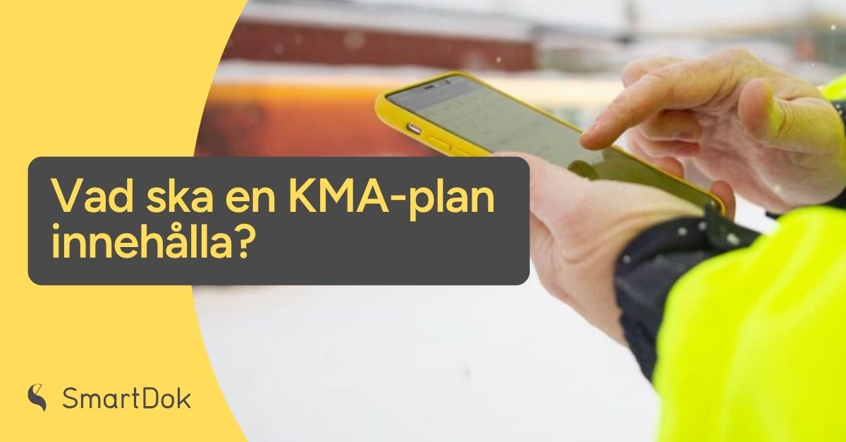 KMAplan eller arbetsmiljöplan
