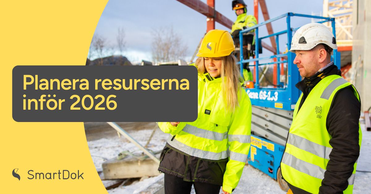 Planera resurserna inför 2026