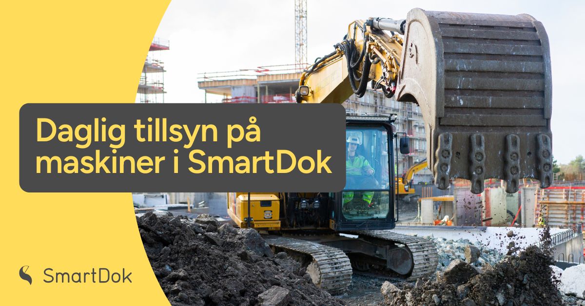 Daglig tillsyn på maskiner i SmartDOk