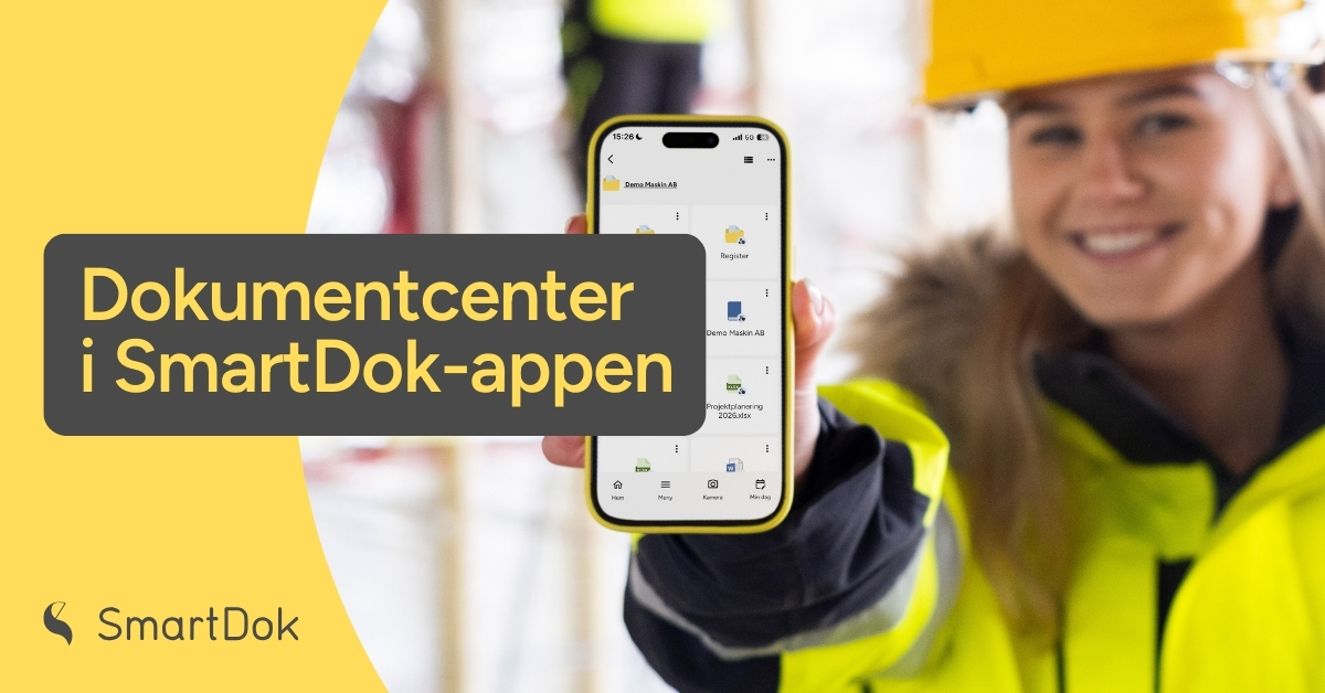 Dokumentcenter i SmartDok-appen