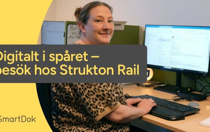 Featurefoto Strukton Rail för SmartDok