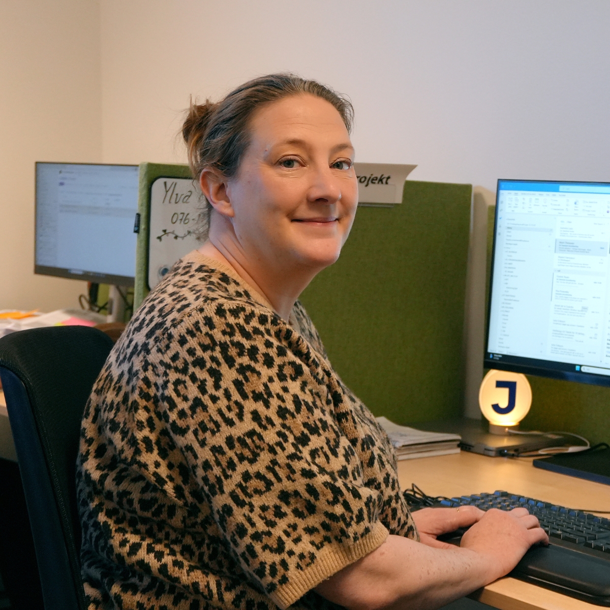 Pauline från Strukton Rail, SmartDok på besök