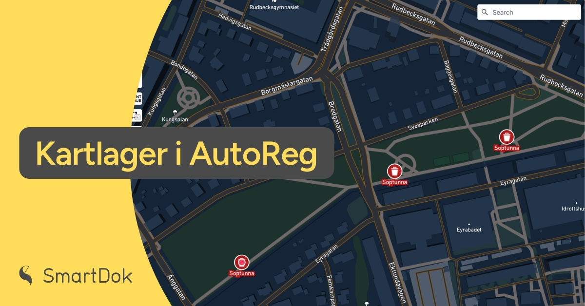 Kartlager i AutoReg