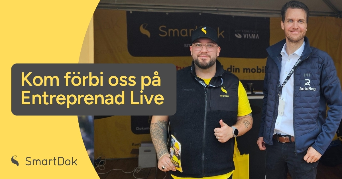 Featurefoto entreprenad live smartdok
