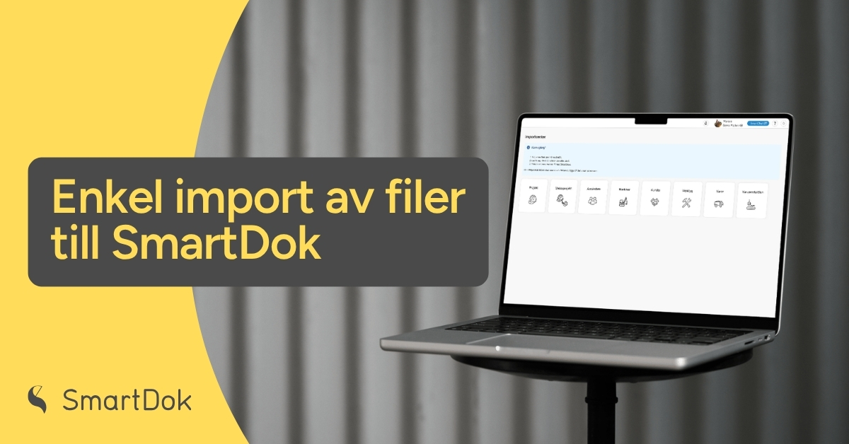 Enkel import av filer till SmartDOk